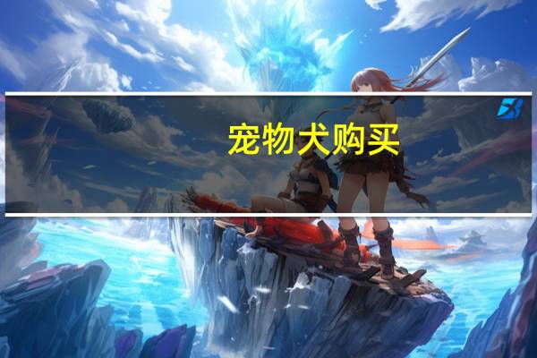 宠物犬购买