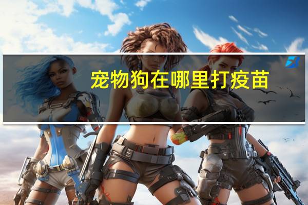 宠物狗在哪里打疫苗