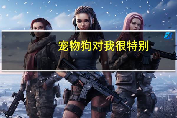 宠物狗对我很特别
