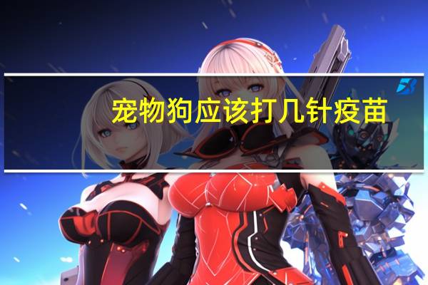 宠物狗应该打几针疫苗