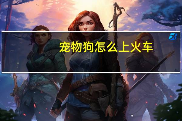 宠物狗怎么上火车