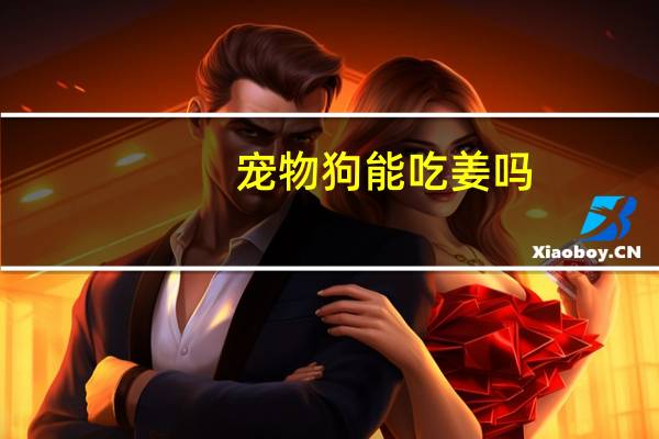 宠物狗能吃姜吗