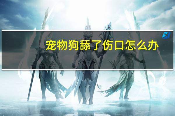 宠物狗舔了伤口怎么办