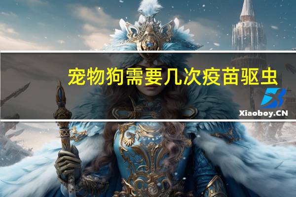 宠物狗需要几次疫苗驱虫