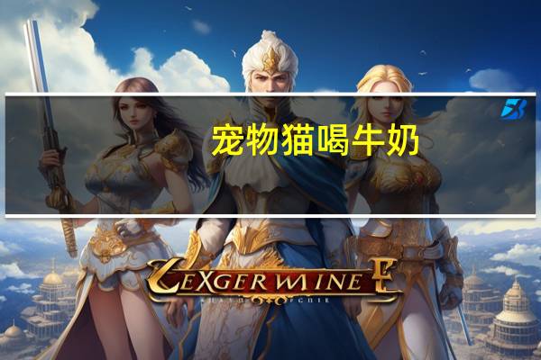 宠物猫喝牛奶