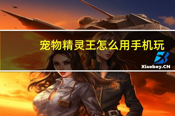 宠物精灵王怎么用手机玩