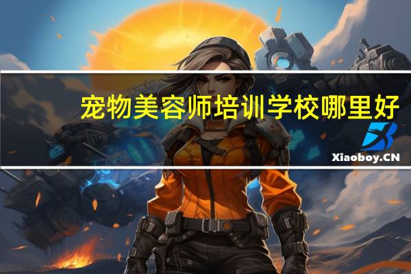宠物美容师培训学校哪里好