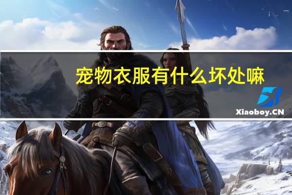 宠物衣服有什么坏处嘛
