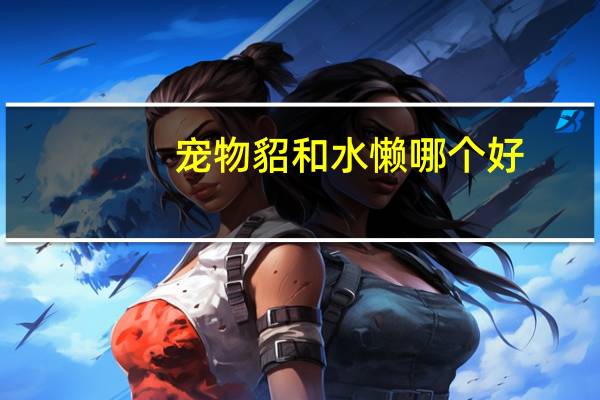 宠物貂和水懒哪个好