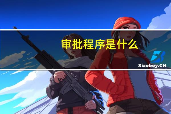 审批程序是什么