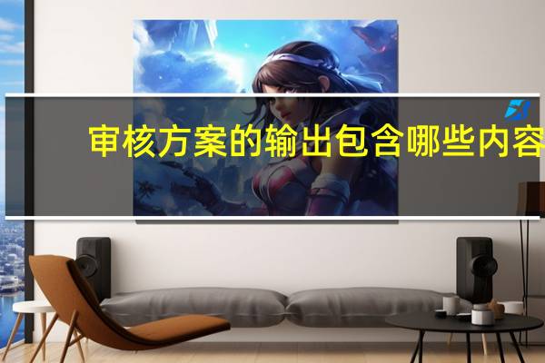 审核方案的输出包含哪些内容