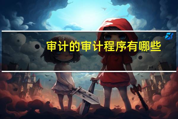 审计的审计程序有哪些