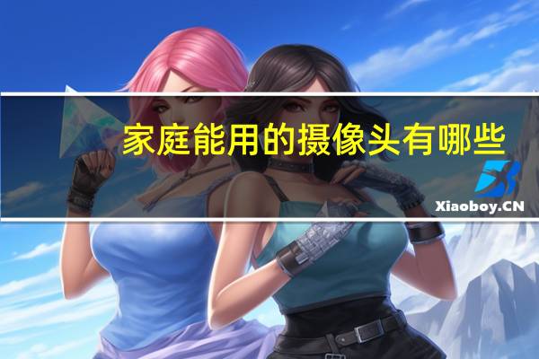 家庭能用的摄像头有哪些