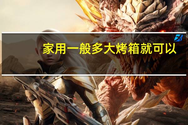 家用一般多大烤箱就可以