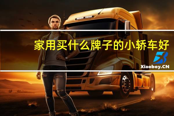家用买什么牌子的小轿车好