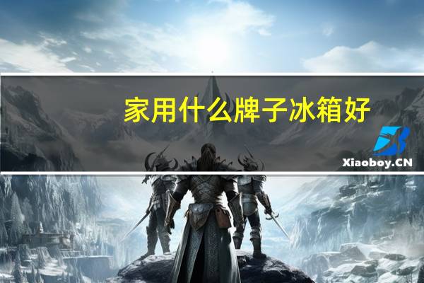 家用什么牌子冰箱好