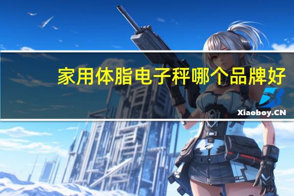 家用体脂电子秤哪个品牌好
