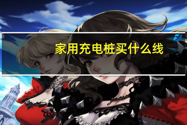 家用充电桩买什么线