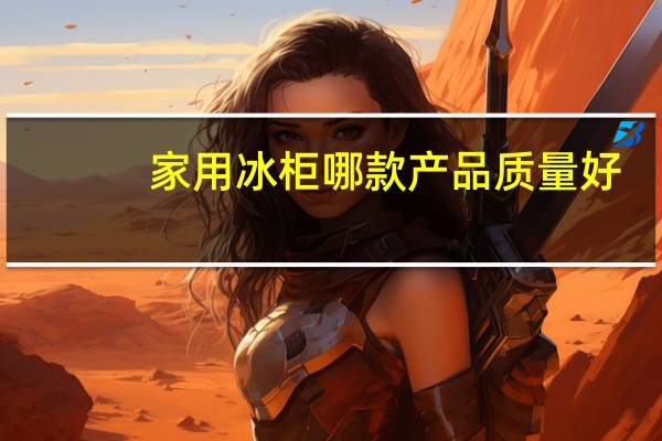家用冰柜哪款产品质量好