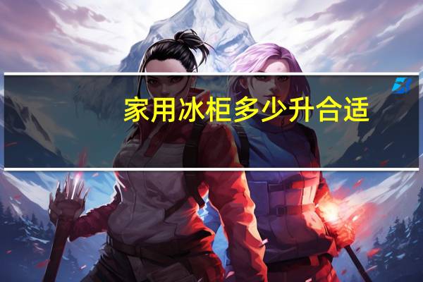 家用冰柜多少升合适