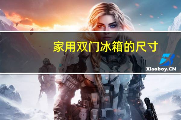 家用双门冰箱的尺寸