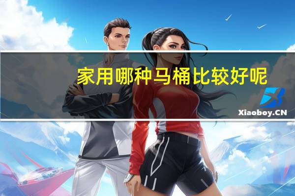 家用哪种马桶比较好呢