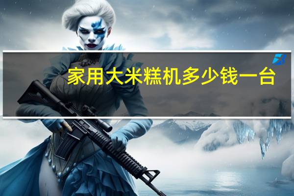 家用大米糕机多少钱一台