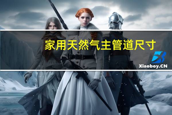 家用天然气主管道尺寸