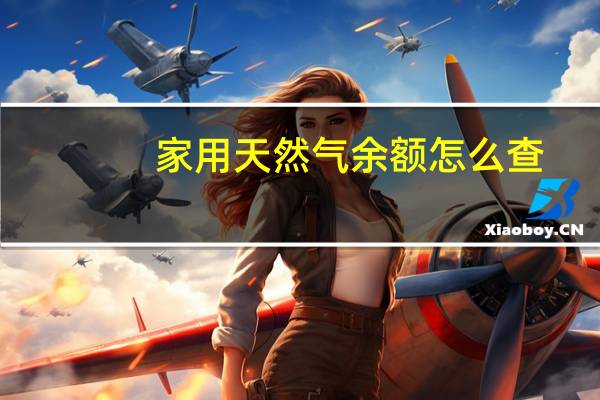 家用天然气余额怎么查