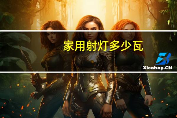 家用射灯多少瓦