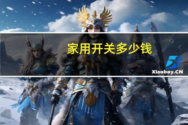 家用开关多少钱
