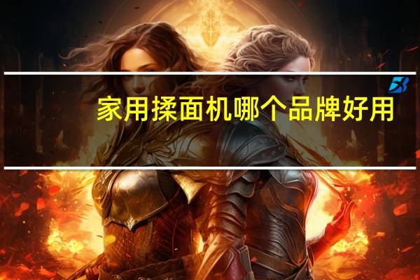 家用揉面机哪个品牌好用