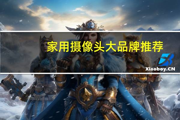 家用摄像头大品牌推荐
