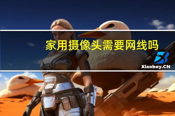 家用摄像头需要网线吗