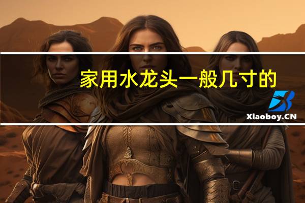 家用水龙头一般几寸的