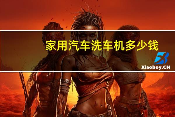 家用汽车洗车机多少钱