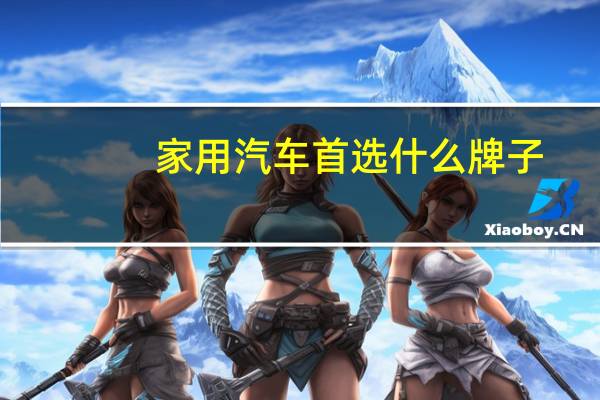 家用汽车首选什么牌子