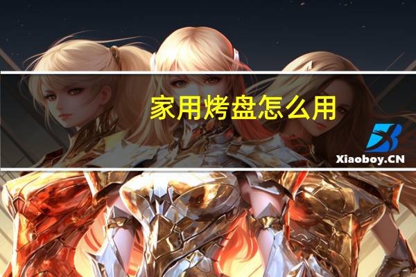 家用烤盘怎么用
