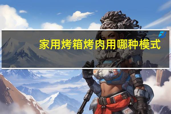 家用烤箱烤肉用哪种模式