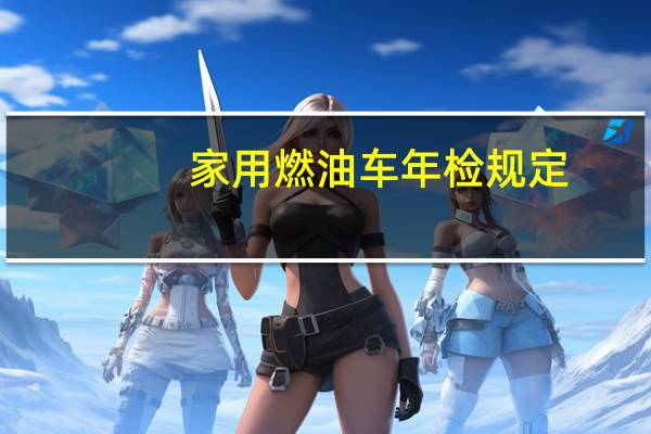 家用燃油车年检规定