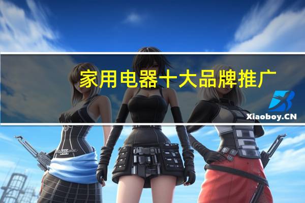 家用电器十大品牌推广