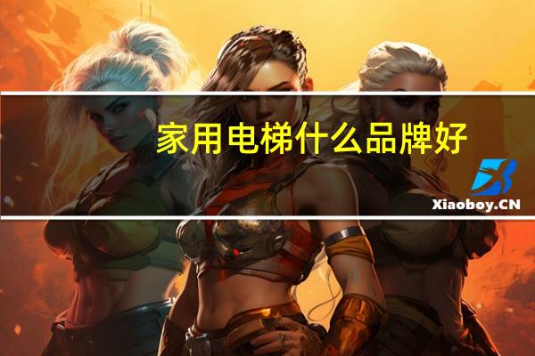 家用电梯什么品牌好