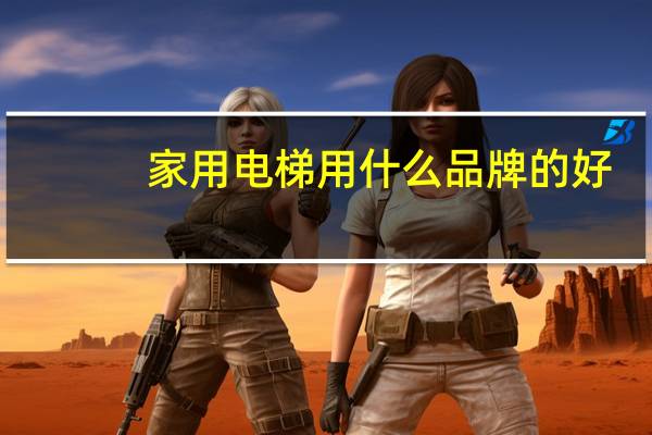 家用电梯用什么品牌的好