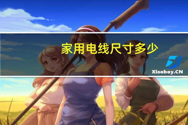 家用电线尺寸多少