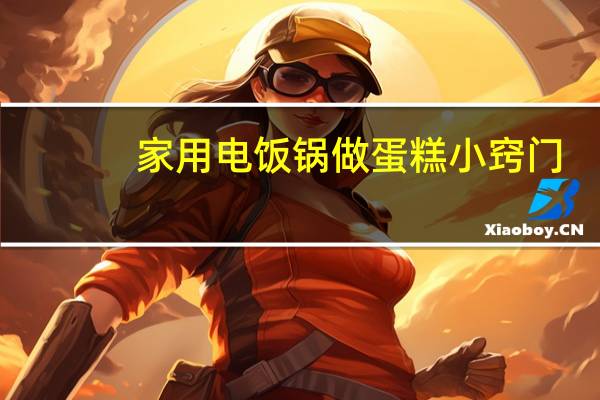 家用电饭锅做蛋糕小窍门