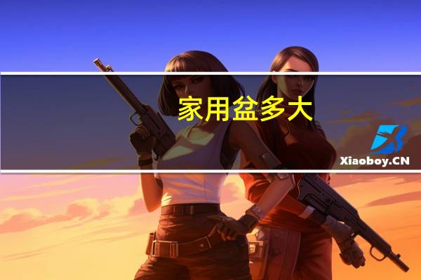 家用盆多大