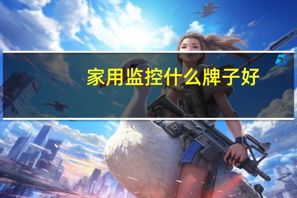家用监控什么牌子好