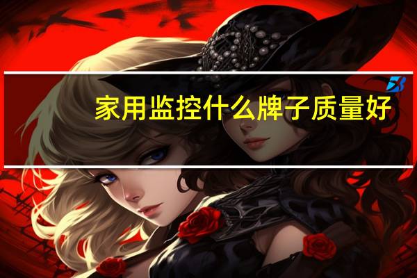 家用监控什么牌子质量好