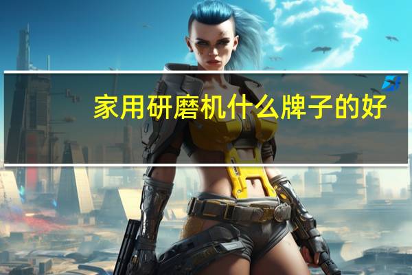 家用研磨机什么牌子的好