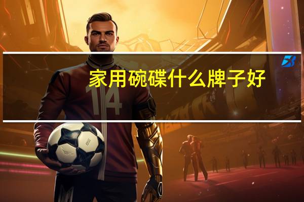 家用碗碟什么牌子好